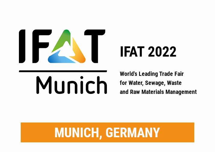 IFAT Munich - Gestión del Agua, Aguas Residuales, Residuos y Materias Primas